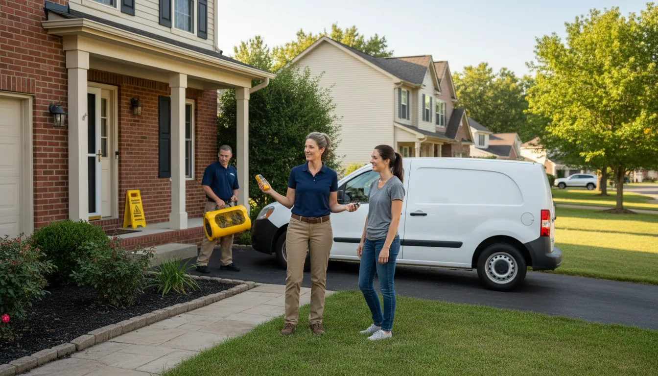 Residential water damage restoration in Westminster, CO